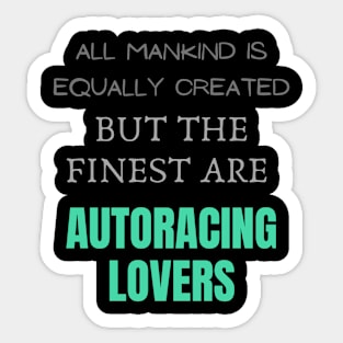 Autoracing Sticker